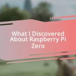 What I Discovered About Raspberry Pi Zero